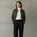 CHAQUETA MATIZ VERDE MILITAR