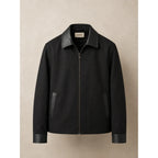 CHAQUETA MATIZ VERDE NEGRA