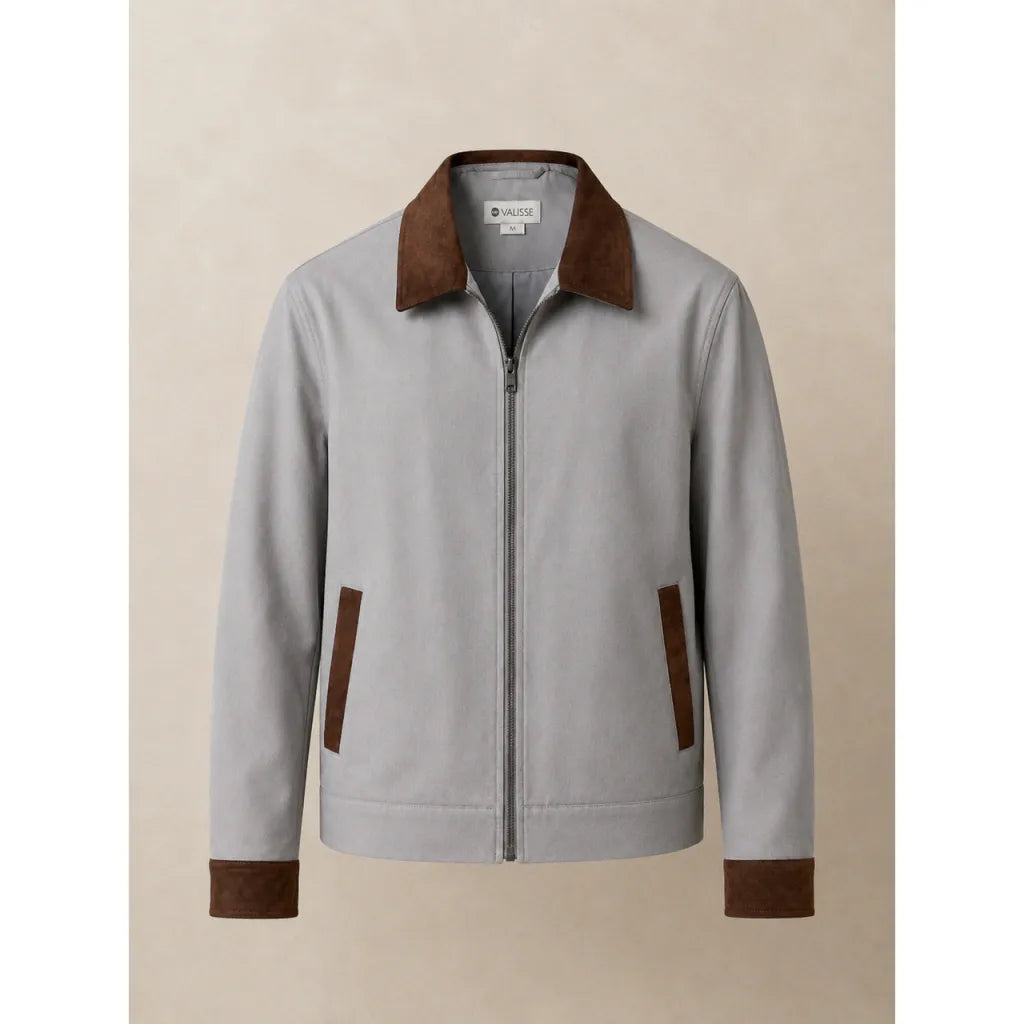 CHAQUETA MATIZ GRIS