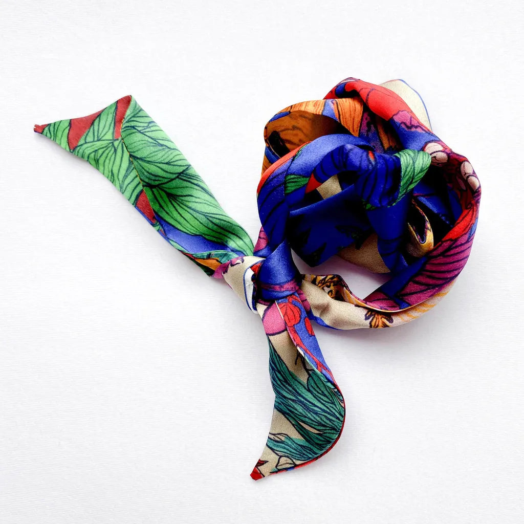 BANDANA TWILLY FLORES VINTAGE