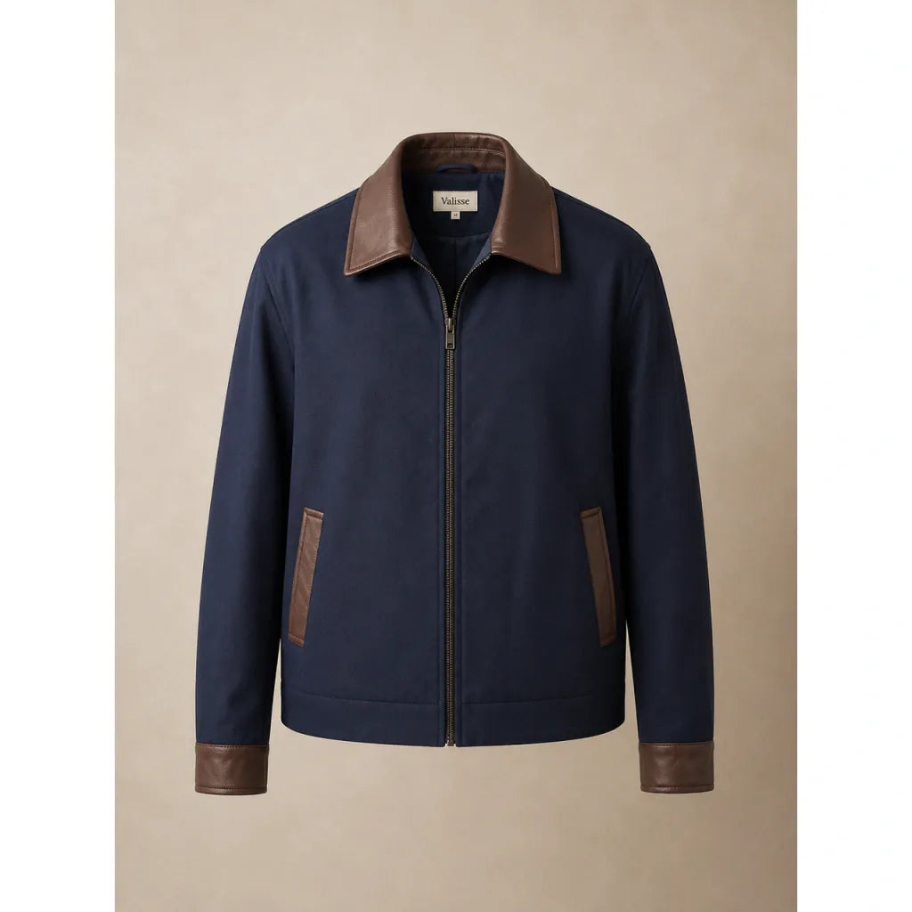 CHAQUETA MATIZ AZUL