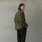 CHAQUETA MATIZ VERDE MILITAR