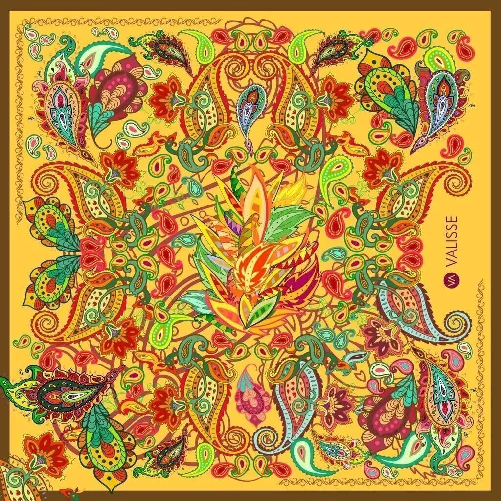 PAÑUELO PIÑA AMARILLA