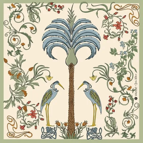 PAÑOLETA PAREJA DE GARZAS