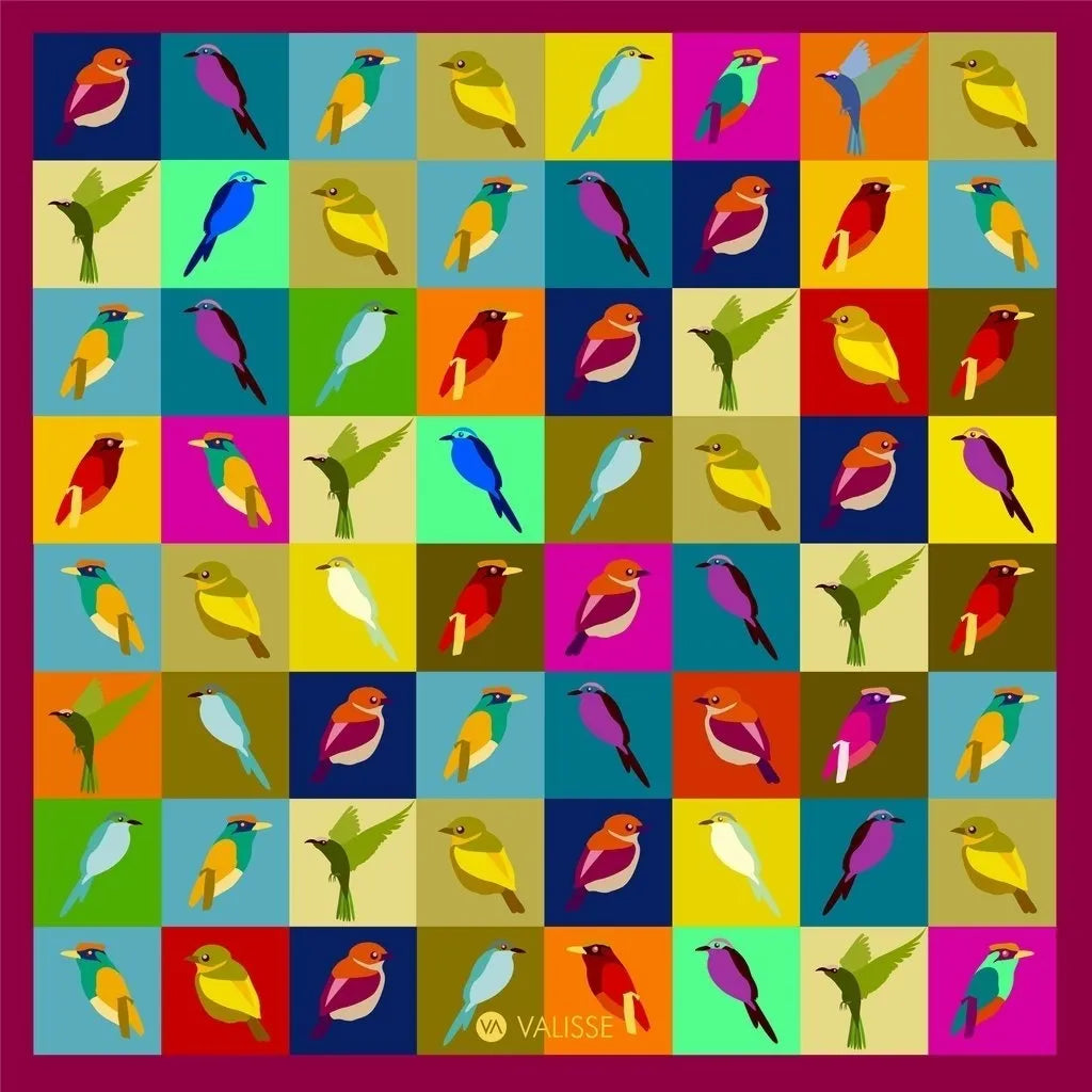 PAÑUELO PAJAROS 55