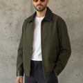 CHAQUETA MATIZ VERDE OLIVO