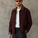 CHAQUETA MATIZ VINO