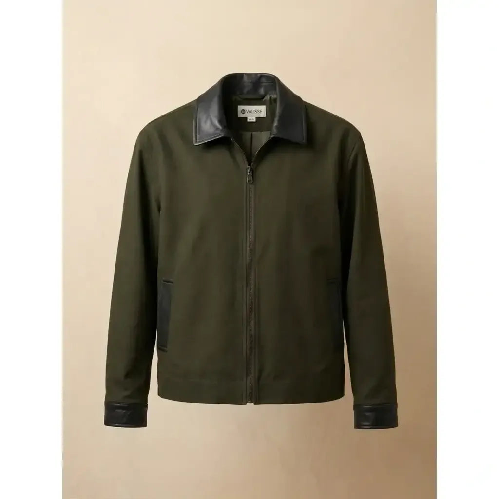 CHAQUETA MATIZ VERDE OLIVO